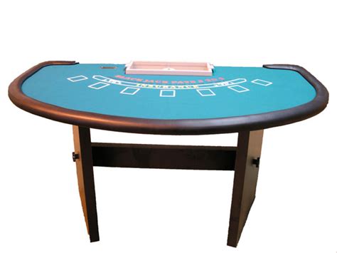 home blackjack table.